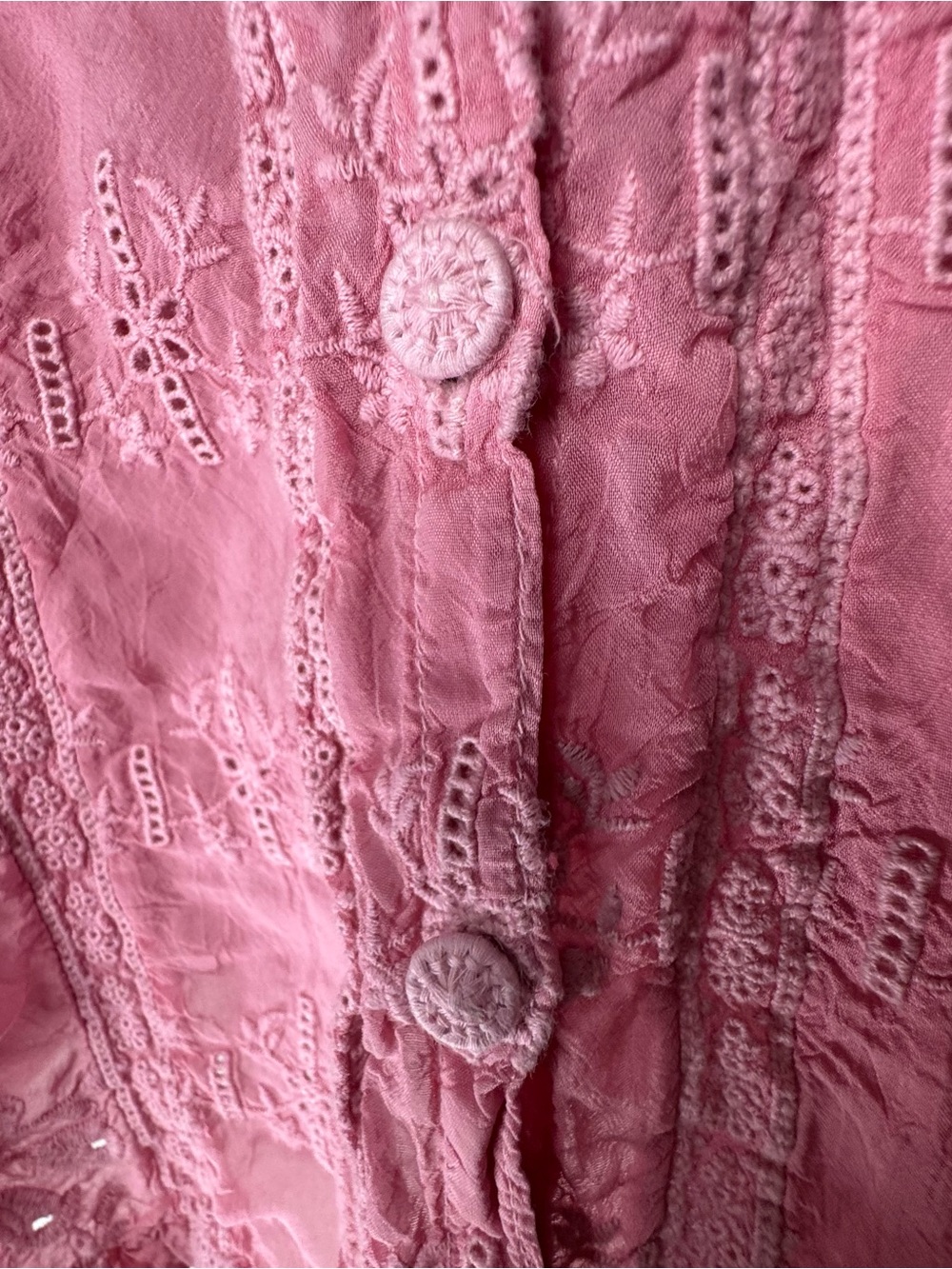 Johnny Was Blossom Rosie Button‎ Down in SPRING ROSE - Picture 5 of 10